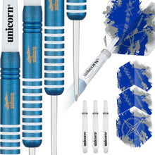 Load image into Gallery viewer, BLUE SILVER STAR GARY ANDERSON STEEL TIP DART 80% TUNGSTEN
